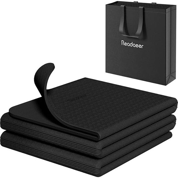 Readaeer Foldable Yoga Mat with Carrying Bag