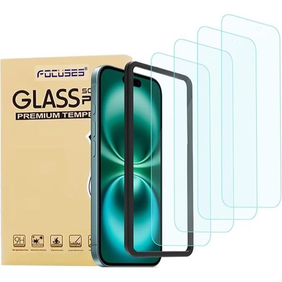 4-Pack iPhone 16/15 Anti-Blue Light Screen Protectors