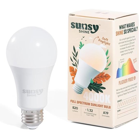 Sunsy Shine Full-Spectrum Flicker-Free Sunlight Bulb