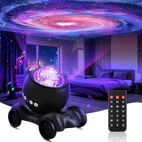 galaxy projection with speaker