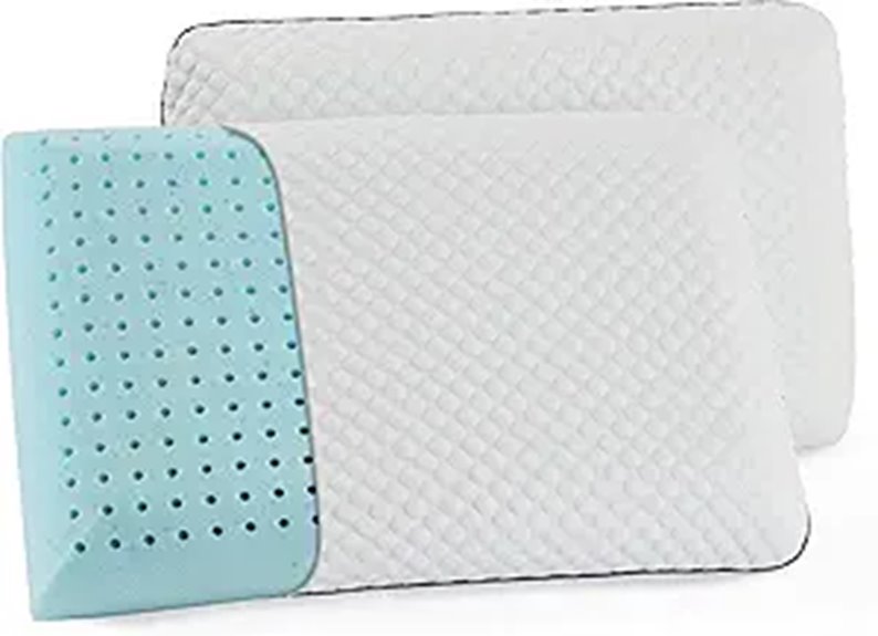 WEEKENDER Gel Memory Foam Pillow 2-Pack