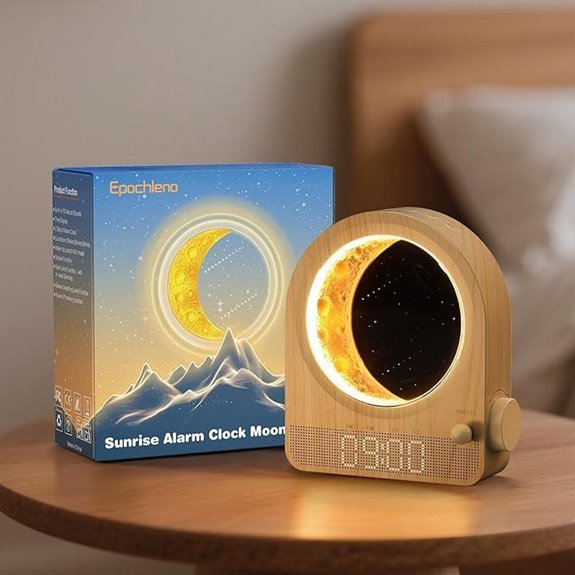 Sunrise Alarm Clock with White Noise & Moonlight
