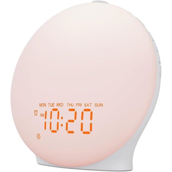 Sunrise Alarm Clock with Soothing Sounds and NightLights