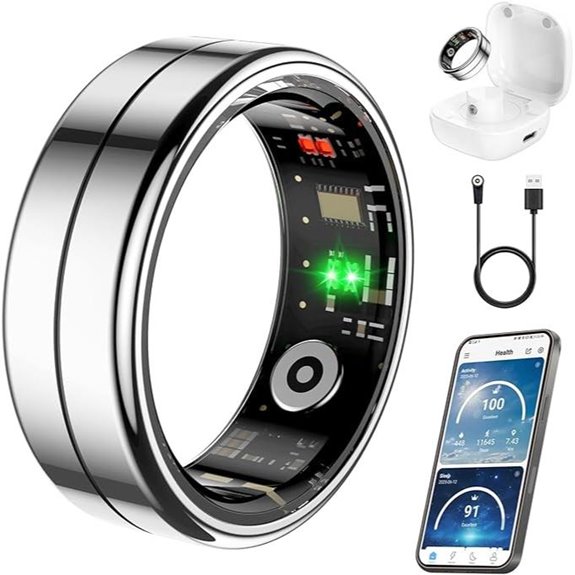 Smart Health Ring with Heart Rate and Sleep Monitoring