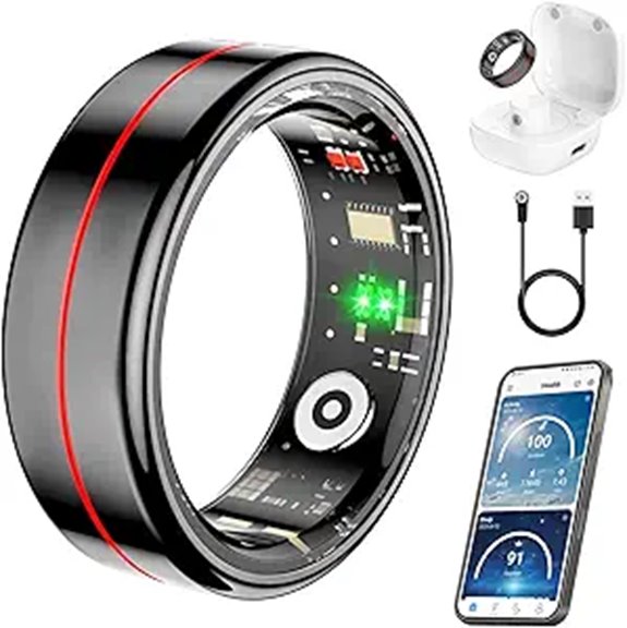 Smart Health Ring with Heart Rate and Sleep Monitoring