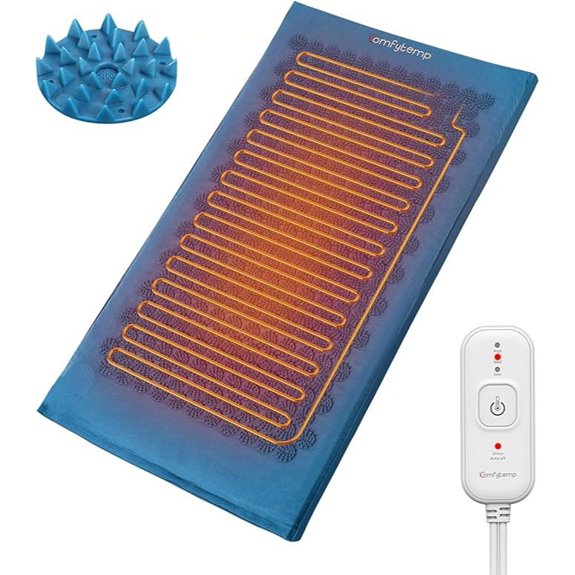 Comfytemp Heated Acupuncture Mat for Back and Legs