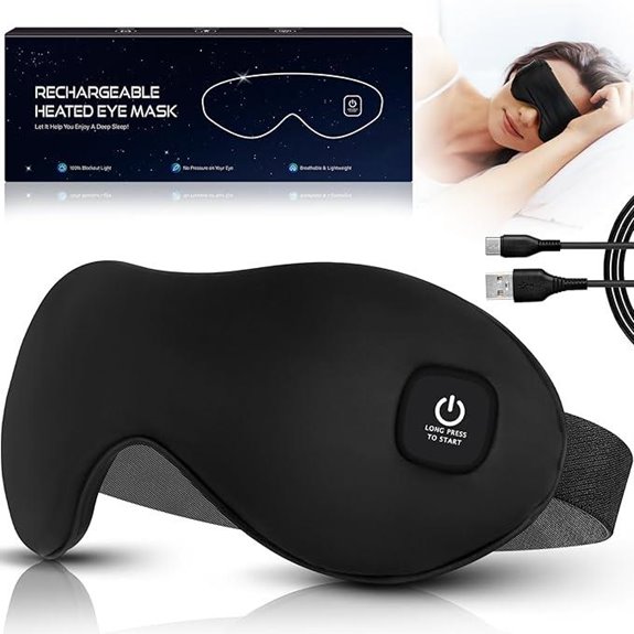 Heated Eye Mask for Dry Eyes and Sleep Relief