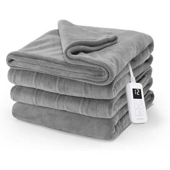 Sunbeam Heated Microplush Blanket with 12 Settings