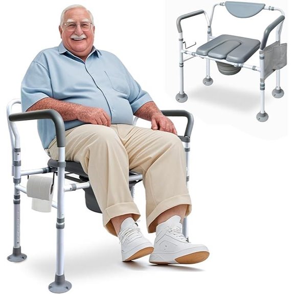 heavy duty bariatric commode
