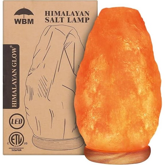 WBM Himalayan Salt Lamp with Touch Dimmer