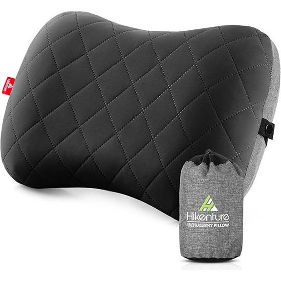 Hikenture Inflatable Camping Pillow with Removable Cover