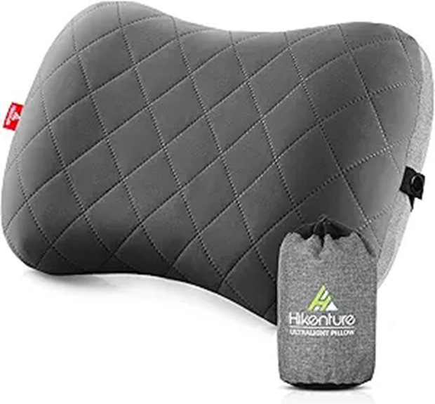 Hikenture Inflatable Camping Pillow with Removable Cover