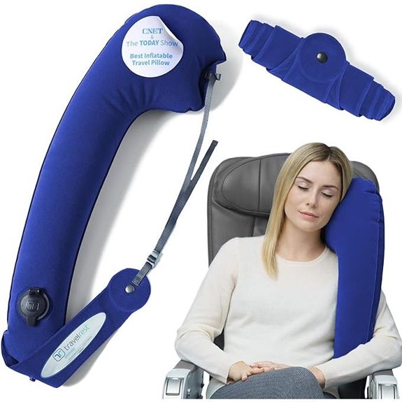 Travelrest Inflatable Neck & Body Pillow for Travel