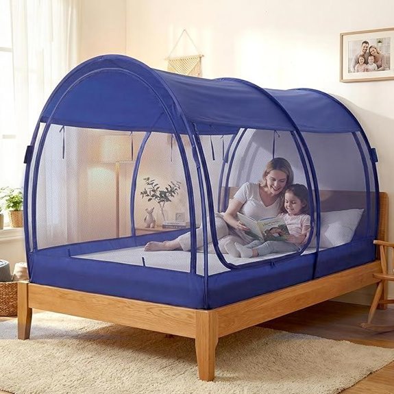 LEEDOR Bed Tent Canopy Shelter for Kids & Adults