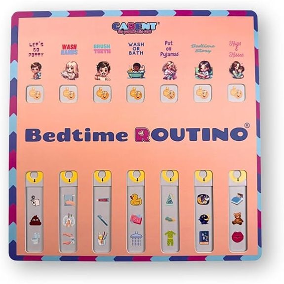 ROUTINO Bedtime Routine Chart for Kids