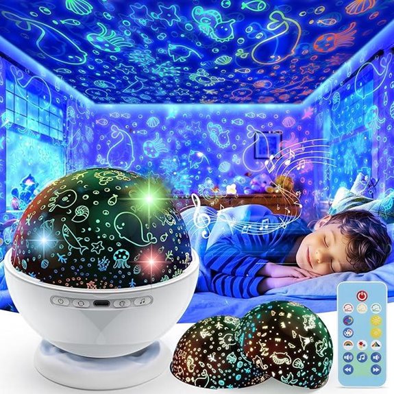 kids night light with remote