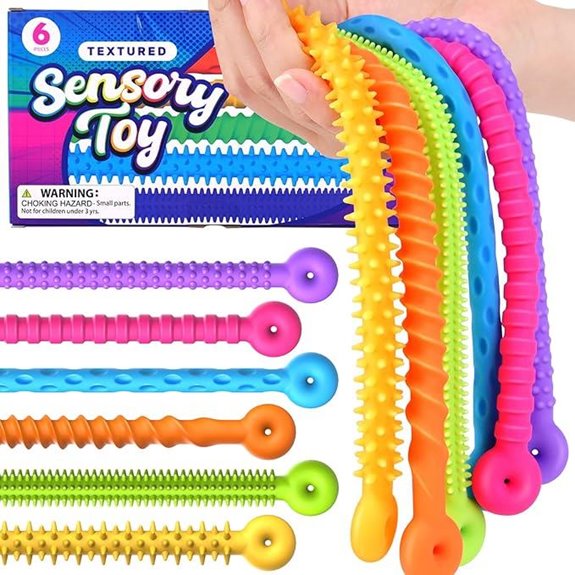 Sensory Fidget String Bracelets for Kids (6 Pack)