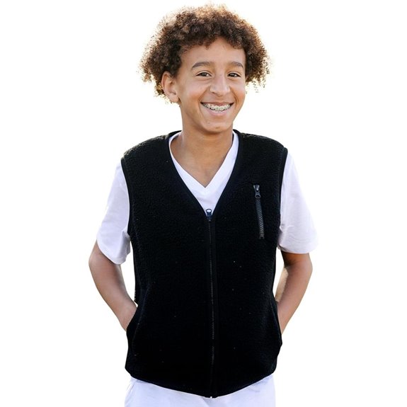 kids sensory fleece vest