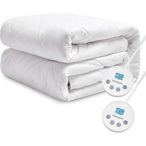 Electric King Size Mattress Pad with Dual Control