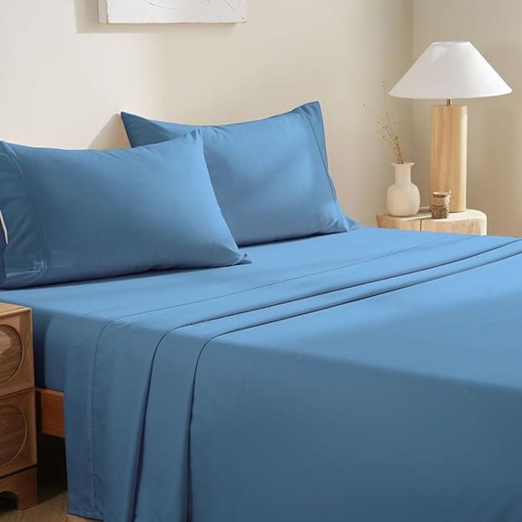 MCO King Bed Sheets Set with Deep Pockets