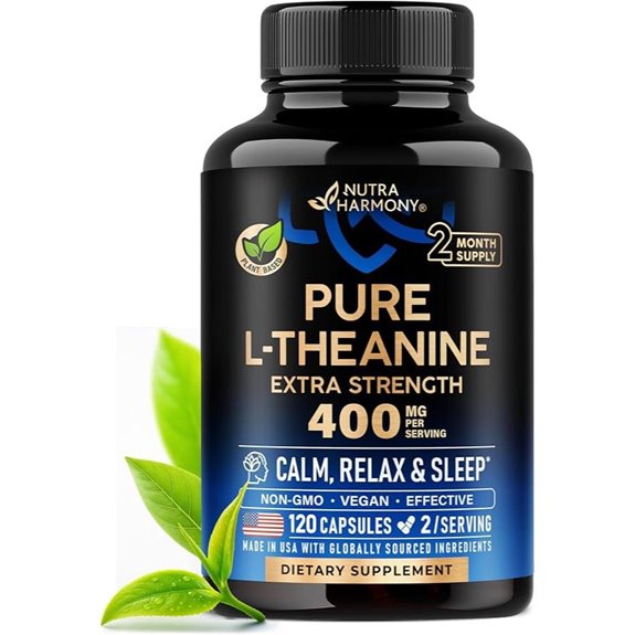 L-Theanine 400 mg Stress Relief Capsules