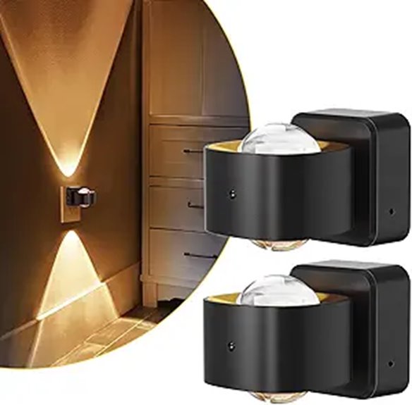 L LOHAS LED Night Light Projector (2-Pack)