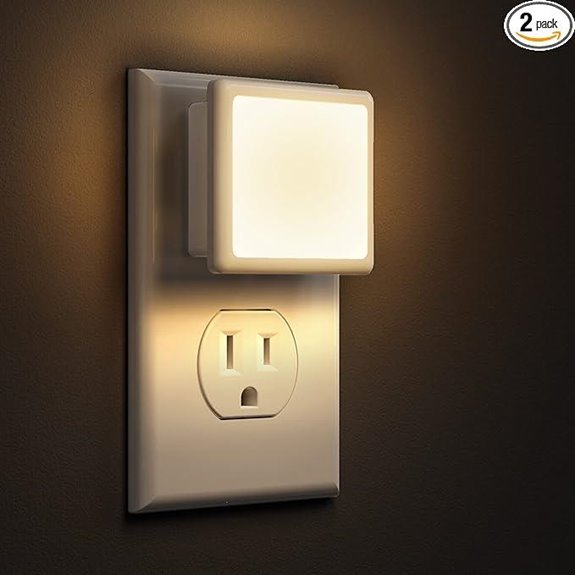 L LOHAS 2-Pack LED Night Lights Auto On/Off
