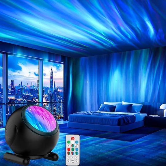 Northern Lights LED Projector with Timer and Remote