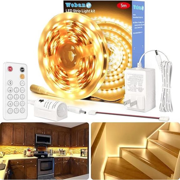 WOBANE LED Strip Lights with Motion Sensor