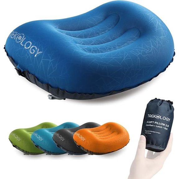 TREKOLOGY Ultralight Inflatable Camping Travel Pillow