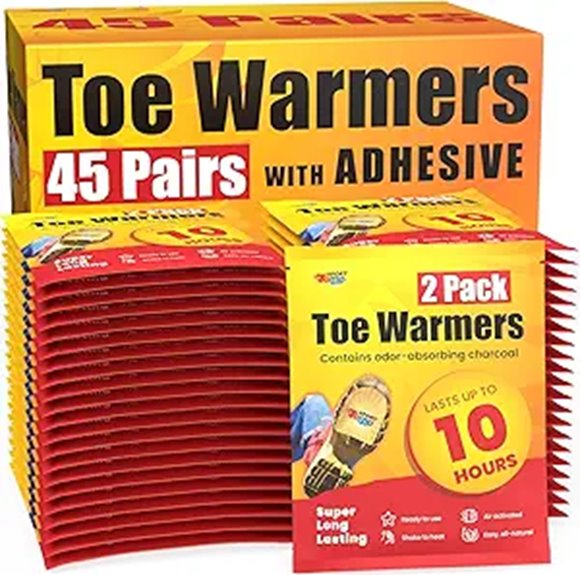 Toe Warmers: Up to 10 Hours of Odorless Heat
