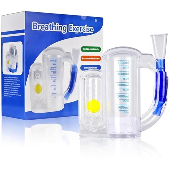 Incentive Spirometer with Lung Capacity Measurement