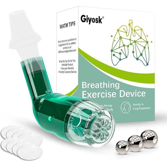 Breathing Exercise Device for Lung Expansion and Relief