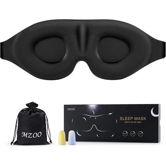 MZOO Luxury 3D Sleep Eye Mask for Side Sleepers