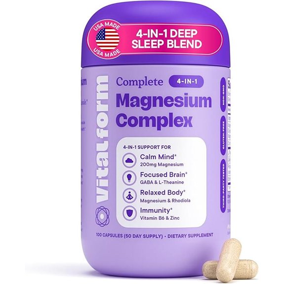 Magnesium Glycinate Sleep Support with Relaxation Ingredients