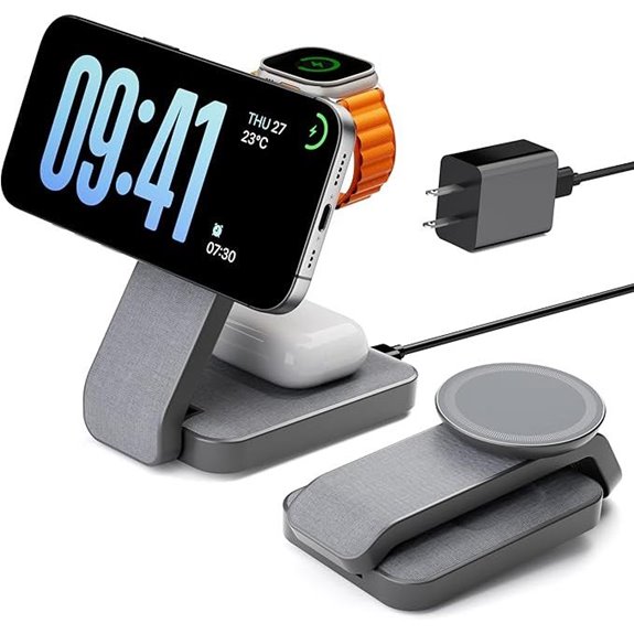 3-in-1 MagSafe Wireless Charging Station with Night Light