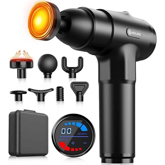 AERLANG Massage Gun with Heat for Pain Relief
