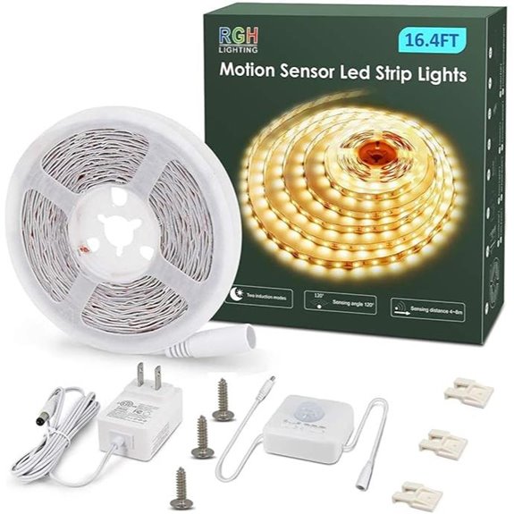 Motion Activated LED Light Strip with Multiple Modes