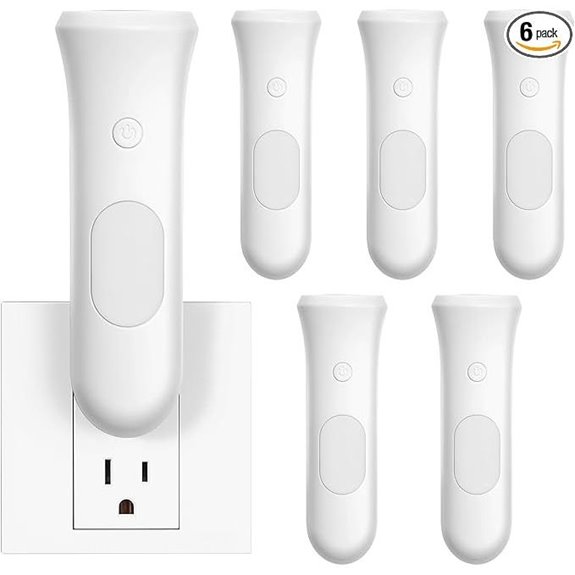 4-in-1 Emergency Power Outage LED Night Lights (6 Pack)