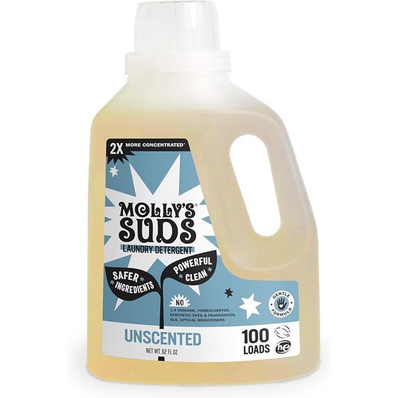 Molly's Suds Liquid Laundry Detergent for Sensitive Skin