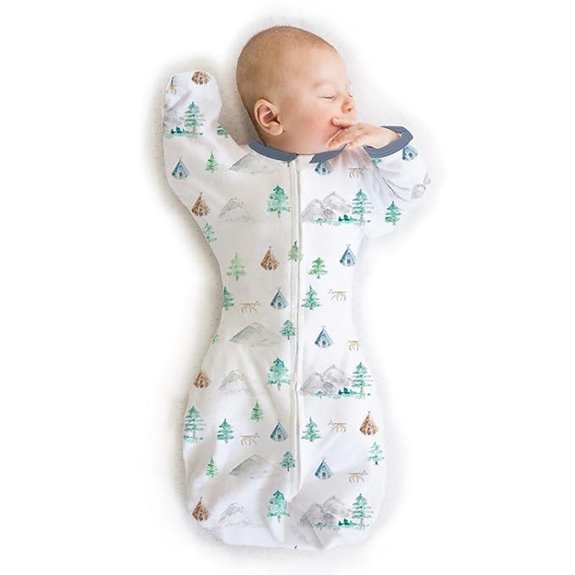 SwaddleDesigns Transitional Swaddle Sack for Newborns