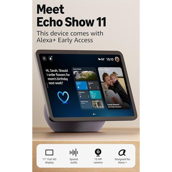 Amazon Echo Show 11 (Newest Model) with Alexa