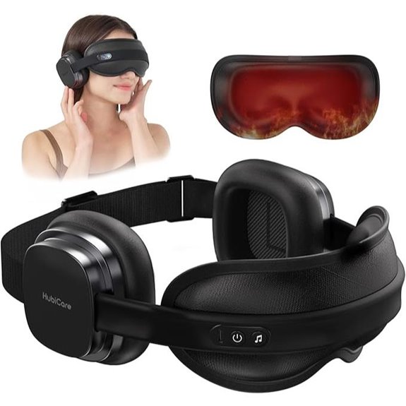 HubiCare Noise-Cancelling Eye Mask with Heat & Bluetooth