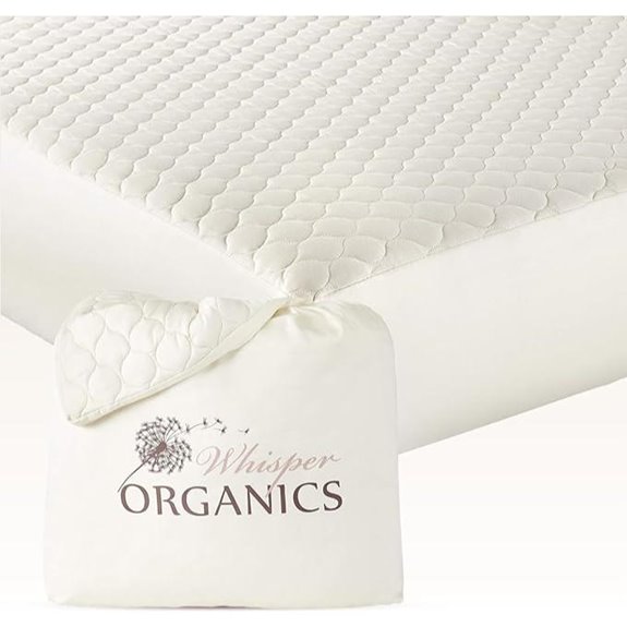 Organic Cotton Mattress Pad Queen Size