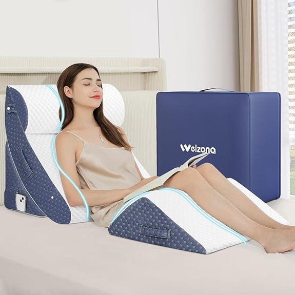 Orthopedic Bed Wedge Pillow Set for Support