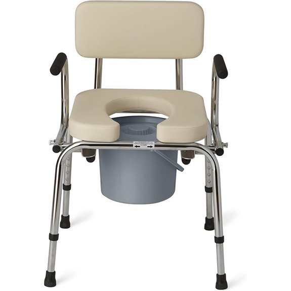 padded seat drop arm