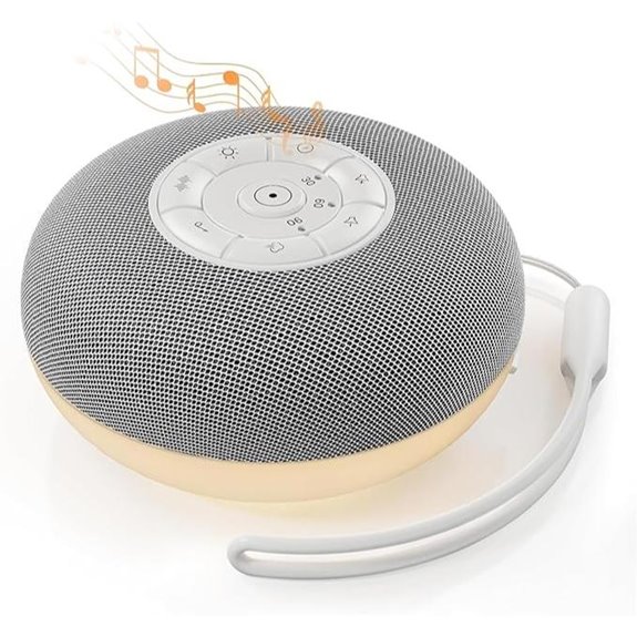 YEVIK Portable Baby Sound Machine with Night Light