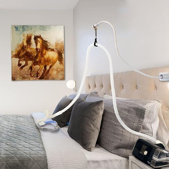 CPAP Hose Holder and Hanger for Travel and Home