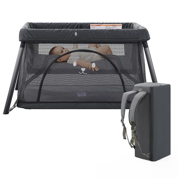 Travel Baby Crib Portable Foldable Playpen with Mattress