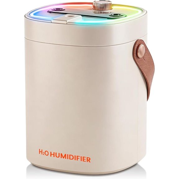 Portable Humidifier with Night Light and 50H Runtime